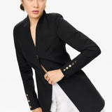 PEONY | Lightweight GreenTrace Wool A-Line jacket