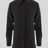 SENSA FEEL | Vegan Silk Shirt in Black