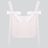 RIVERA BRALETTE | Organic Cotton Bralette in White